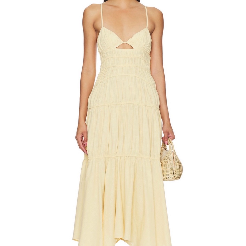 SNDYS Tahlia Dress in Yellow